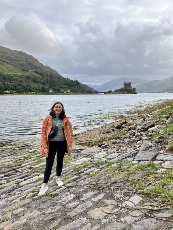 Allie Neeson, personal photo on the banks of a river